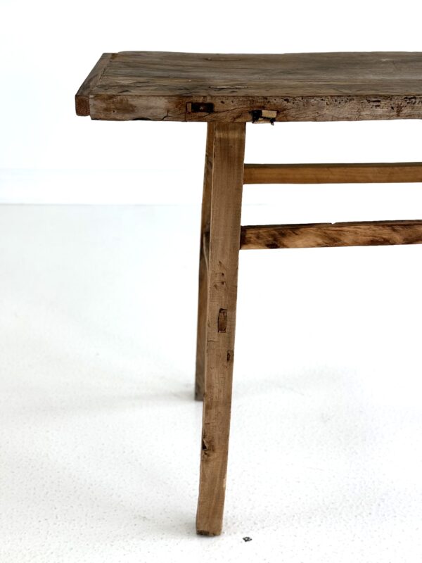 Antique Elm Table - Image 2