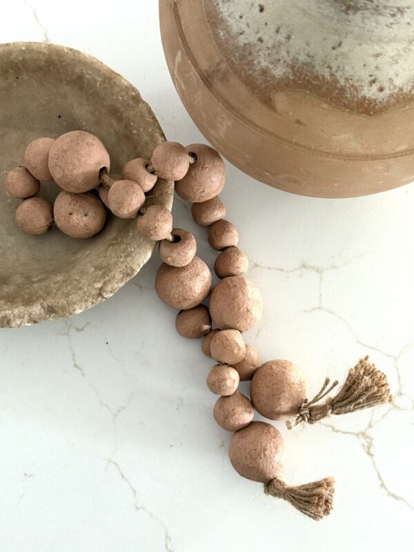 Terra Cotta Clay Beaded Garland