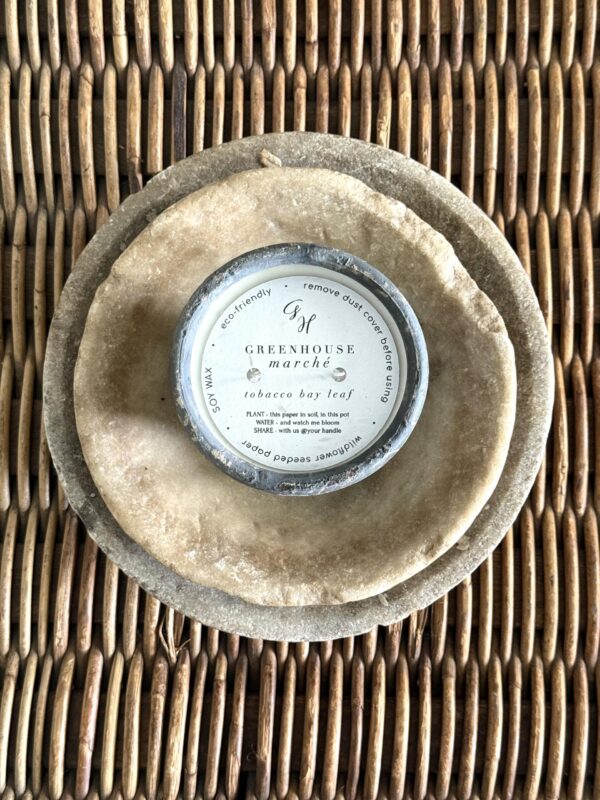 Clay Vessel Candle Tobacco Bay Leaf - Image 3