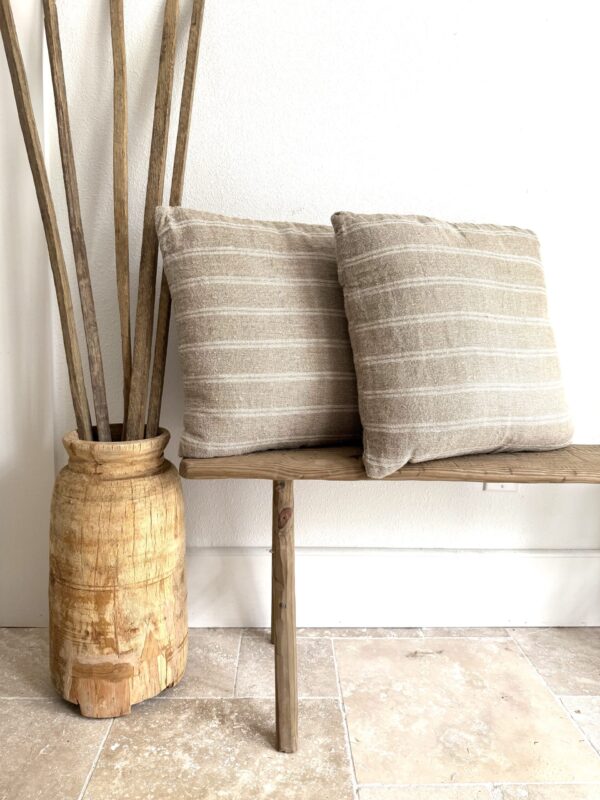 Turkish Linen Pillow-Striped - Image 3