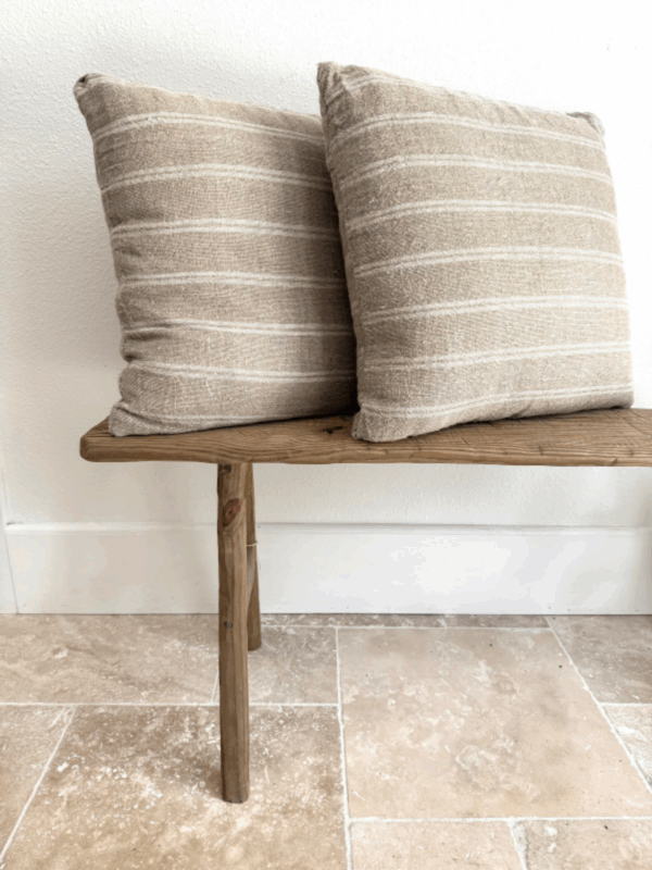 Turkish Linen Pillow-Striped
