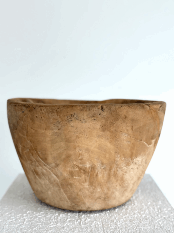 Turkish carved bowl large