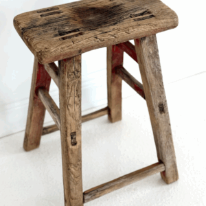 Antique Elm Stool